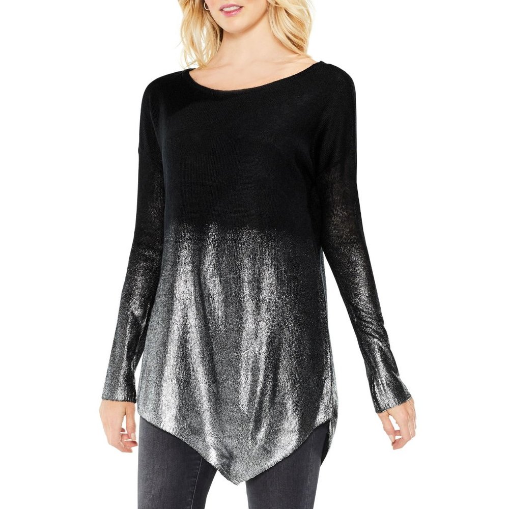 NWT Vince Camuto Ombre Knit Asymmetrical Sweater